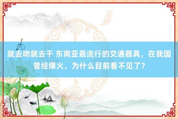 就去吻就去干 东南亚最流行的交通器具，在我国曾经爆火，为什么目前看不见了？